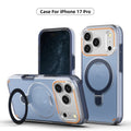 360 rotation support magnétique Matte téléphone Case pour I-Phone 17 Pro 17 Max Plus Shockpr