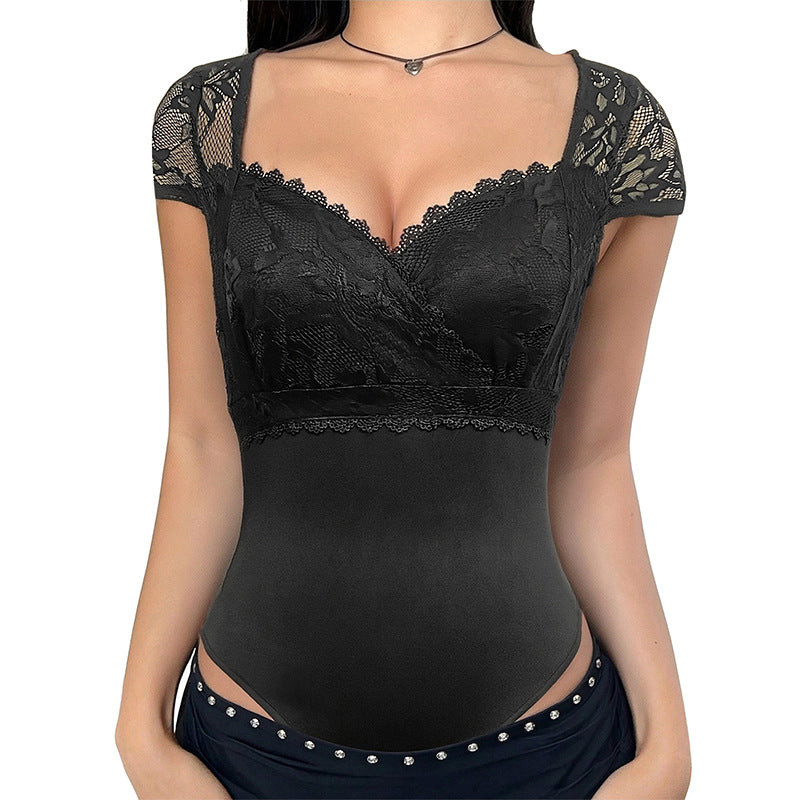 Costume de saut en dentelle pour femmes