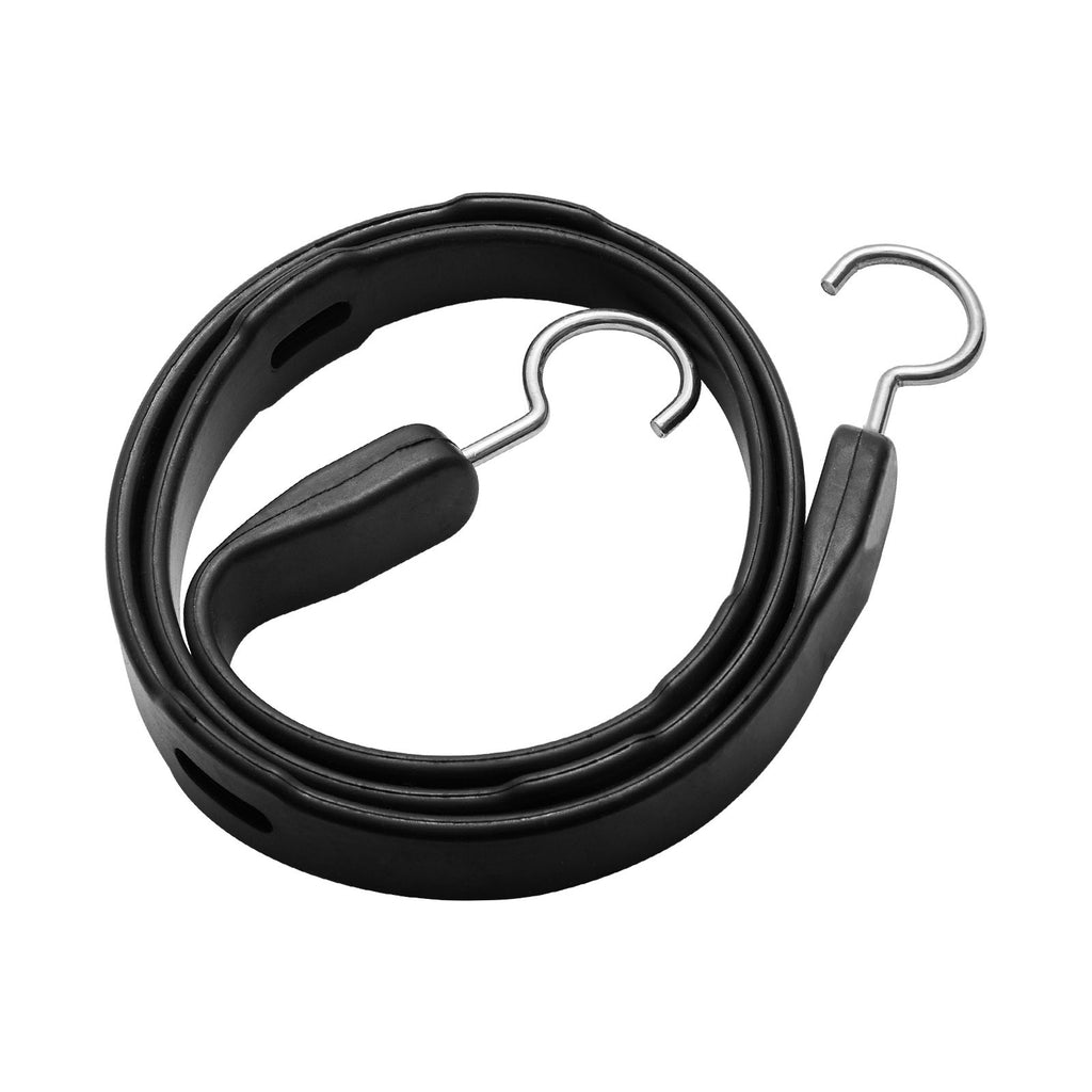 VEVOR 4 Pcs Flat Bungee Cord Set 20 Mm Straps Bungee lourd avec S-Hook
