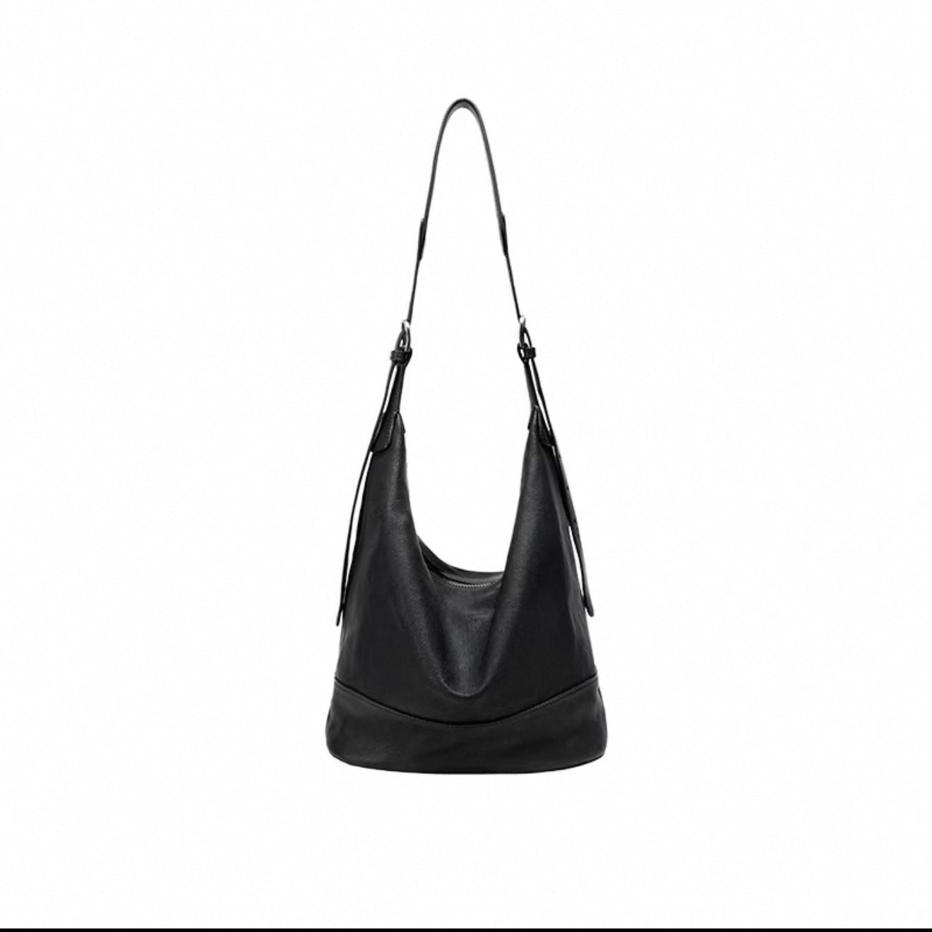 Sheepskin Double main Cuir véritable Sac de navette de grande capacité