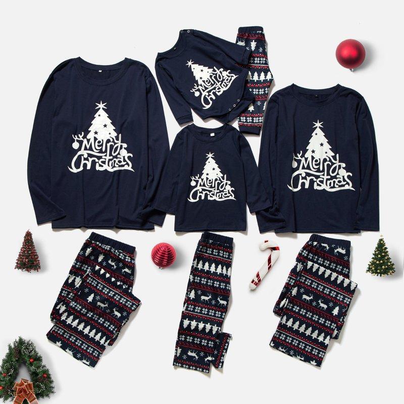 Autumn and Winter Christmas Parent-Child Loungewear Set