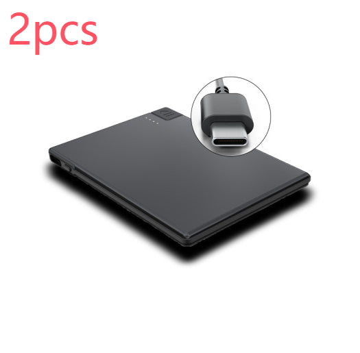 Portable compact ultra-mince avec alimentation mobile par câble