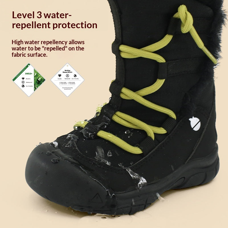 Bottes de neige épaisses pour garçons et filles