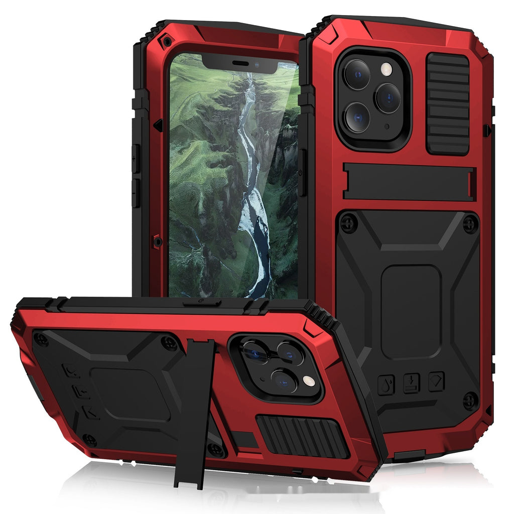 Case de téléphone mobile métal paquet complet anti goutte