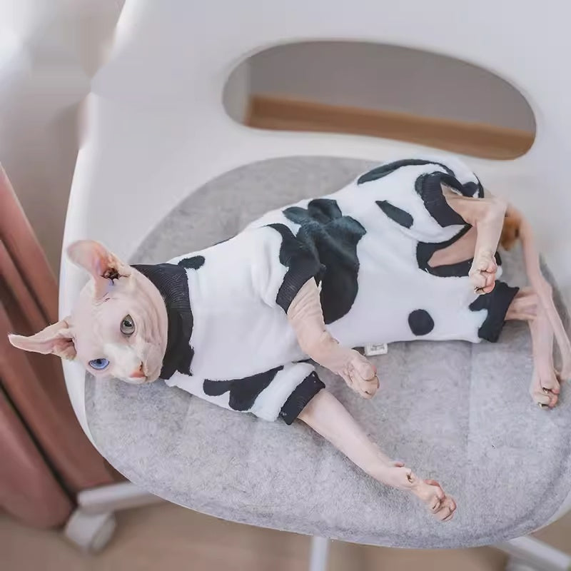 Chemise de bas sans cheveux en coton pur et épais avec des menottes