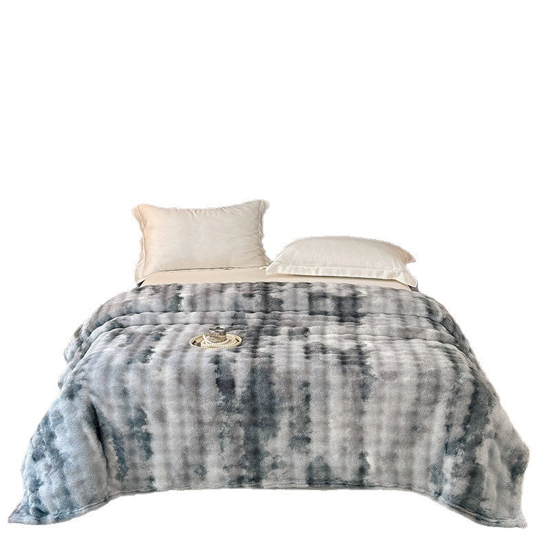 Revêtement en peluche en forme de lapin-fur-like en peluche avec imprimé design parfait pour les serviettes et comme un