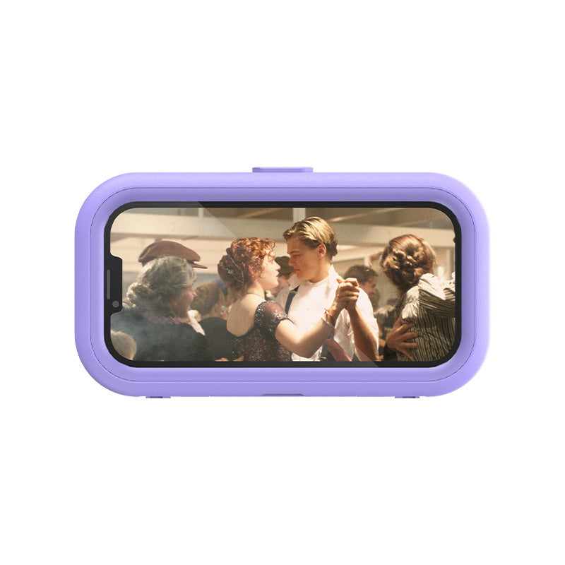 Salle de bain imperméable sans punch mural écran tactile anti-fog Cantilever Téléphone mobile