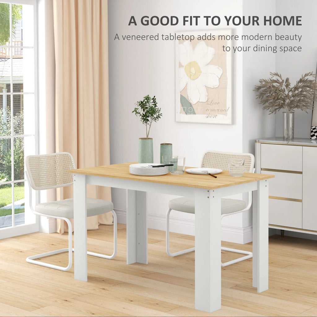 47" Table de cuisine pour 4-6 personnes
