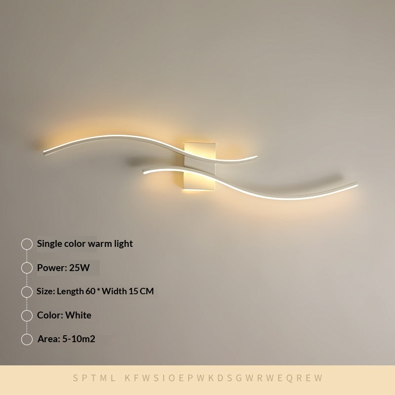 Long Minimalist Wall Sconce Chambre ou Hallway