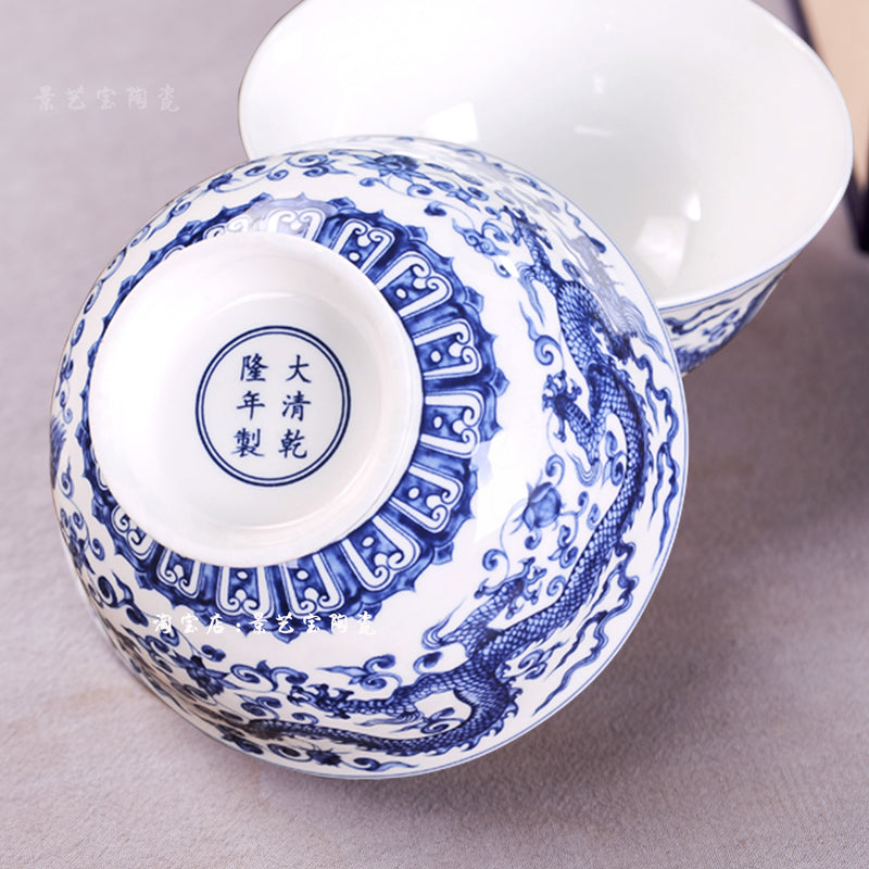 Bols de nouilles domestiques Os de céramique Chine pour manger