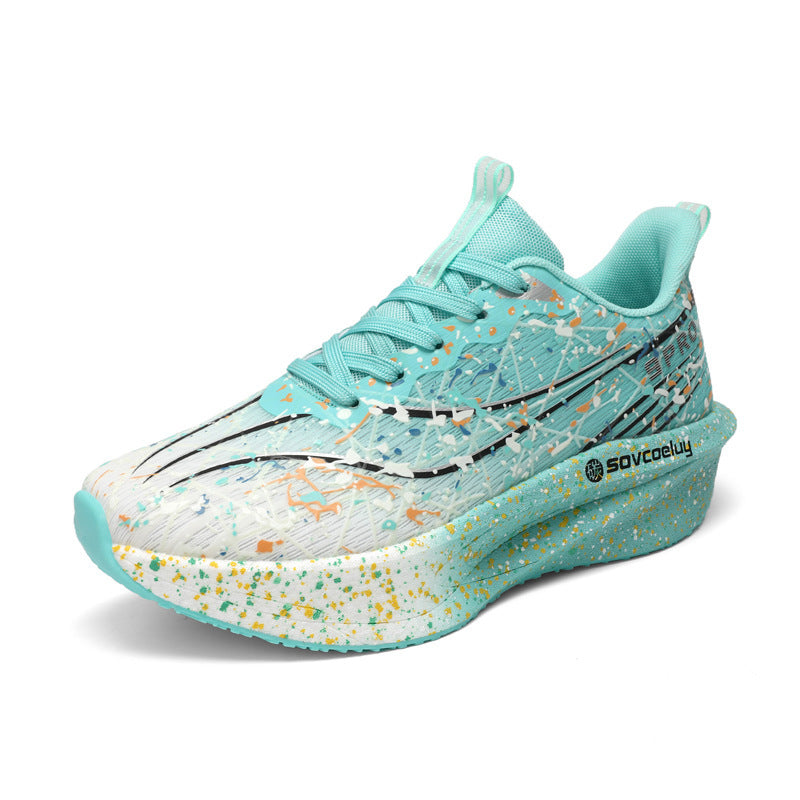 Marathon Running Carbon-Plate Noctilucent Mode Sneakers