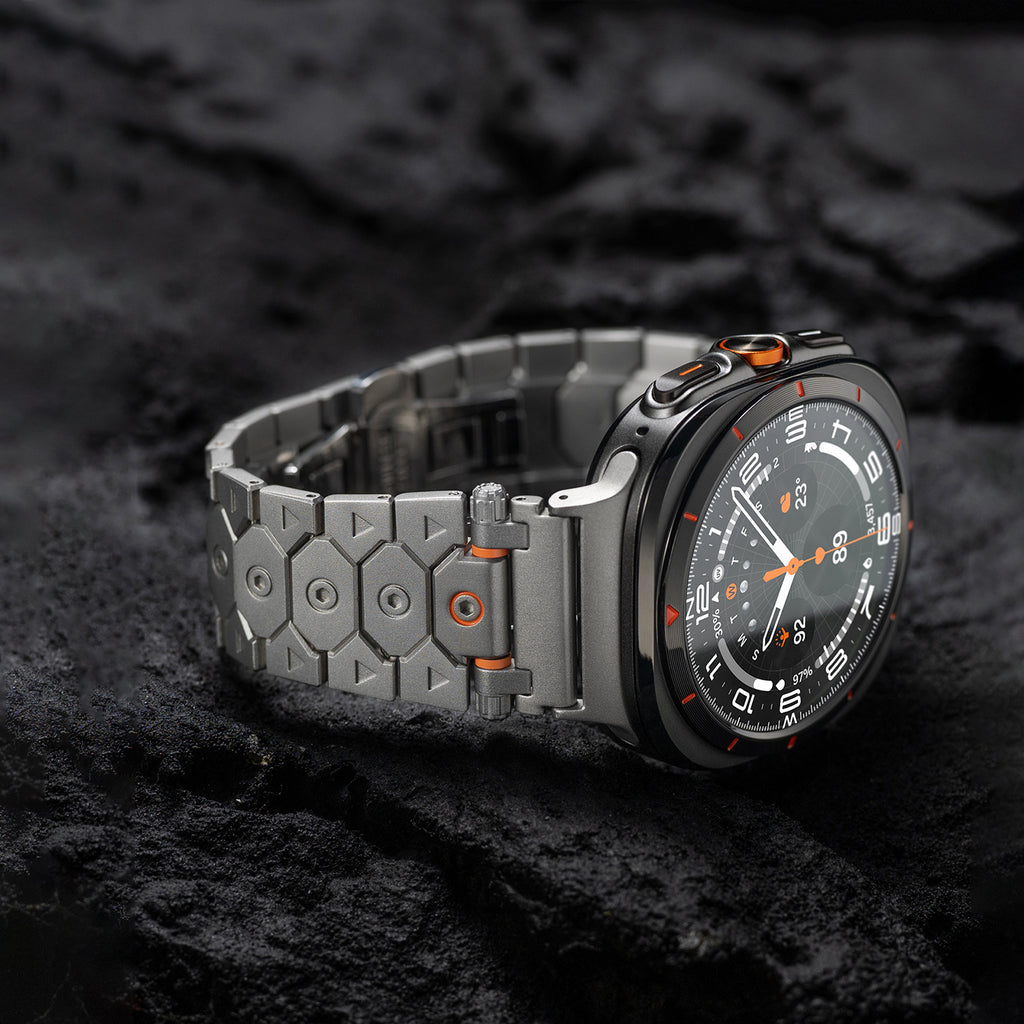 Fermoir papillon Bracelet métallique en acier inoxydable