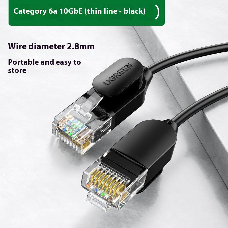 Réseau vert câble ménage Gigabit Super Six
