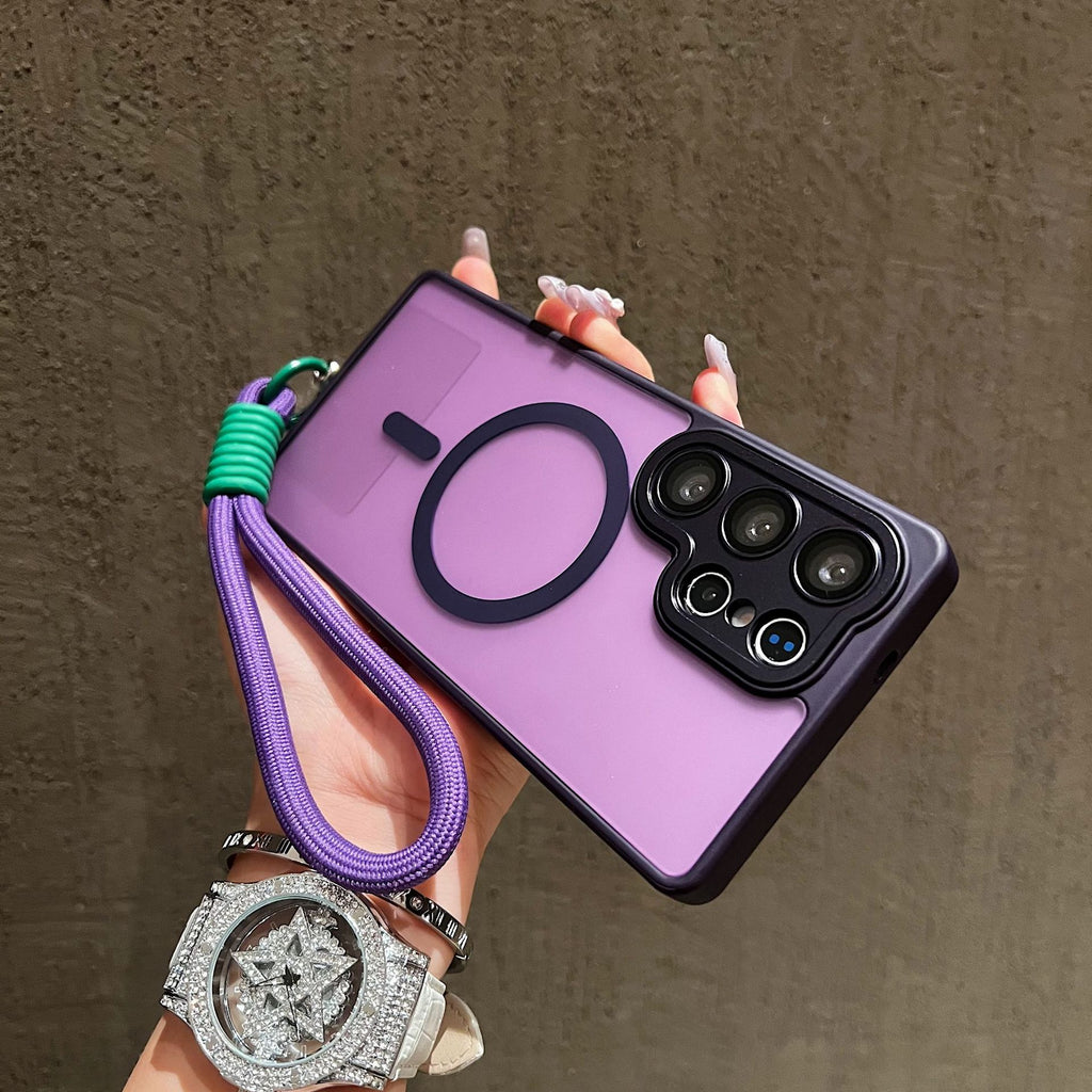 Étui de téléphone magnétique à bande de sable Yadun