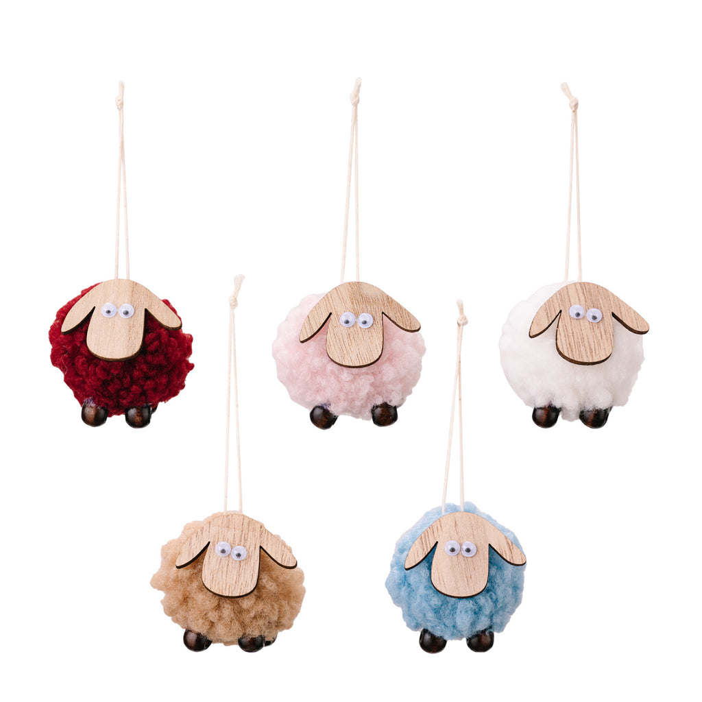 Pendentif de cerf de Noël Felt Pendentif créatif