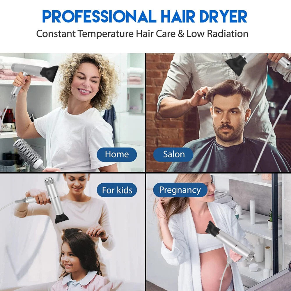 3in1 Style professionnel Séchoir à cheveux Concentrateur Blower Pro Salon Heat UK