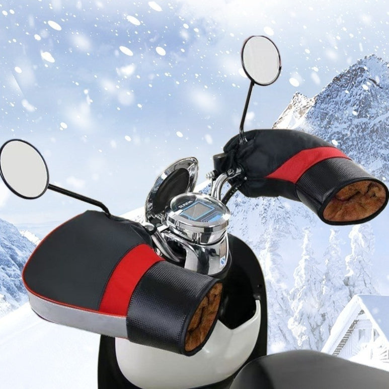 Gants thermiques anti-vent pour vélo électrique chaud