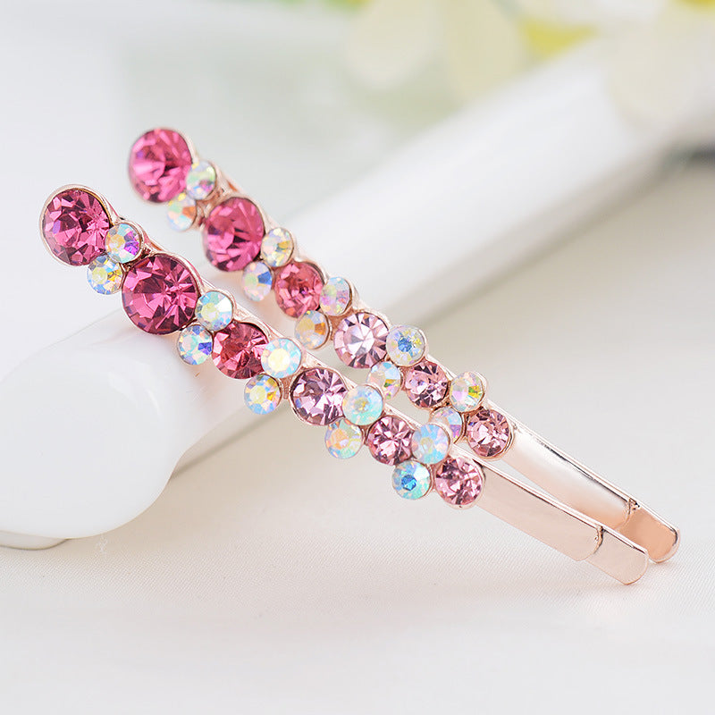 Shiny Strass Bow filles épingle à cheveux All-match avec Bangs Clip