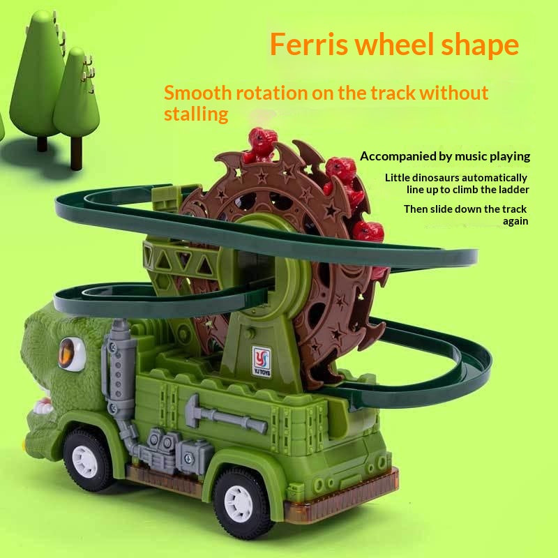 Enfants Dinosaur Track Toy Car avec lumières et musique