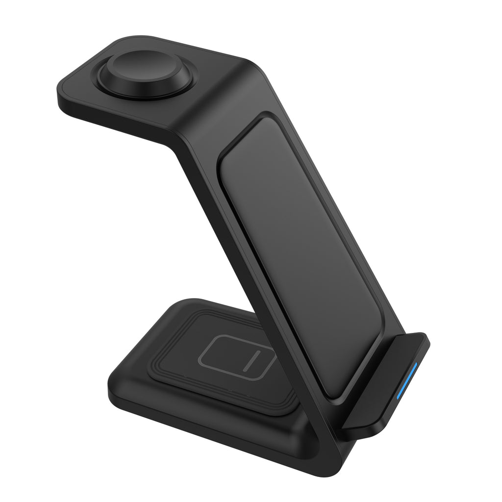 Chargeur sans fil triple-en-un charge rapide bureau vertical