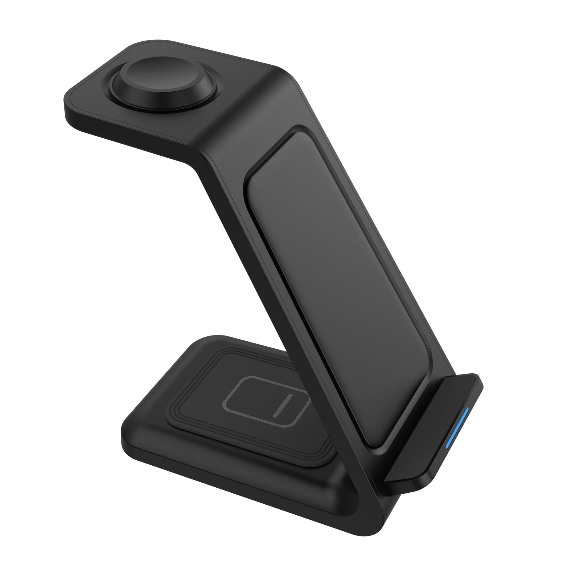 Chargeur sans fil triple-en-un charge rapide bureau vertical