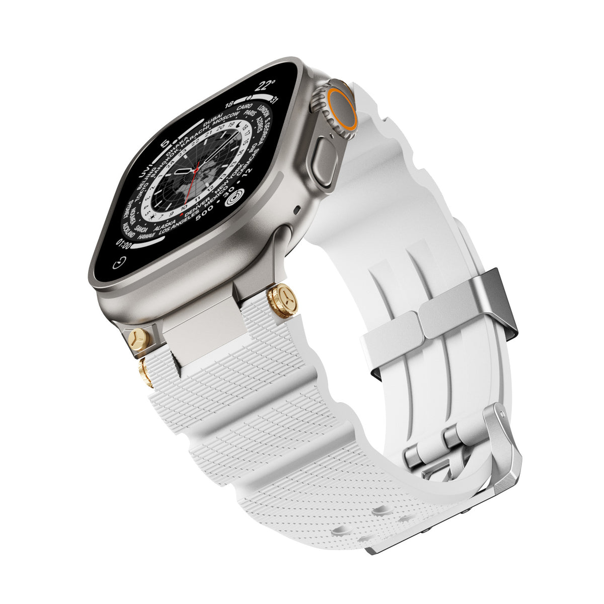 Sport silicone watch strap