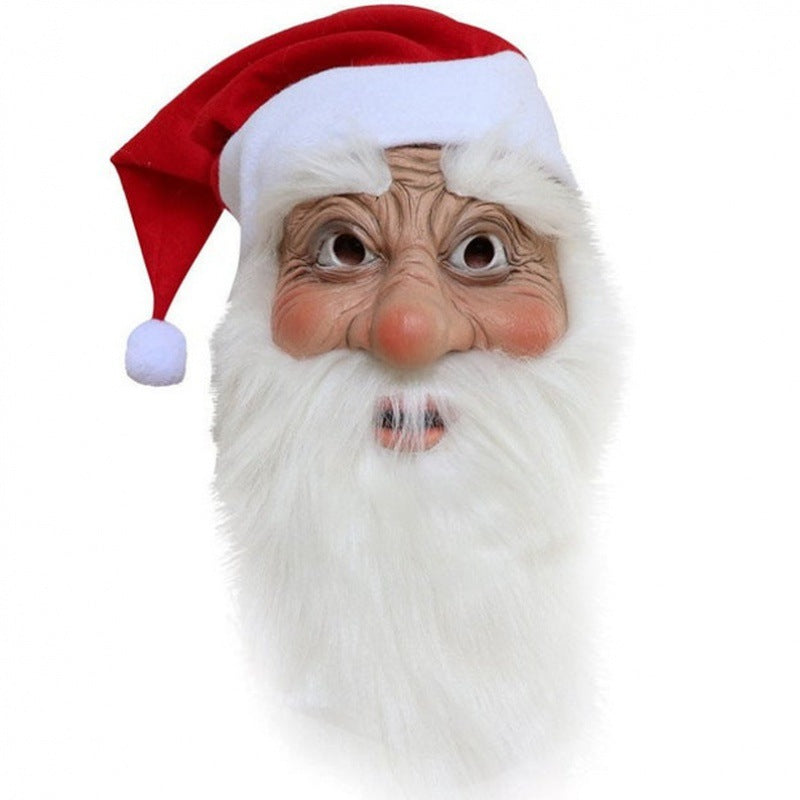 Bald grand-père Maskwig Latex Old Head Cover