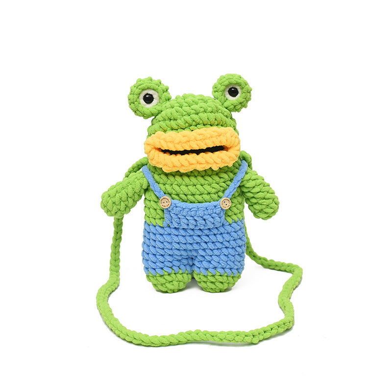 Sac de téléphone pour femmes de Keroppi tissé à la main