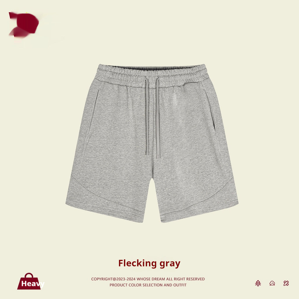 Solid Couleur Loose Moyen et Grand Short enfant Style basique Short sportif