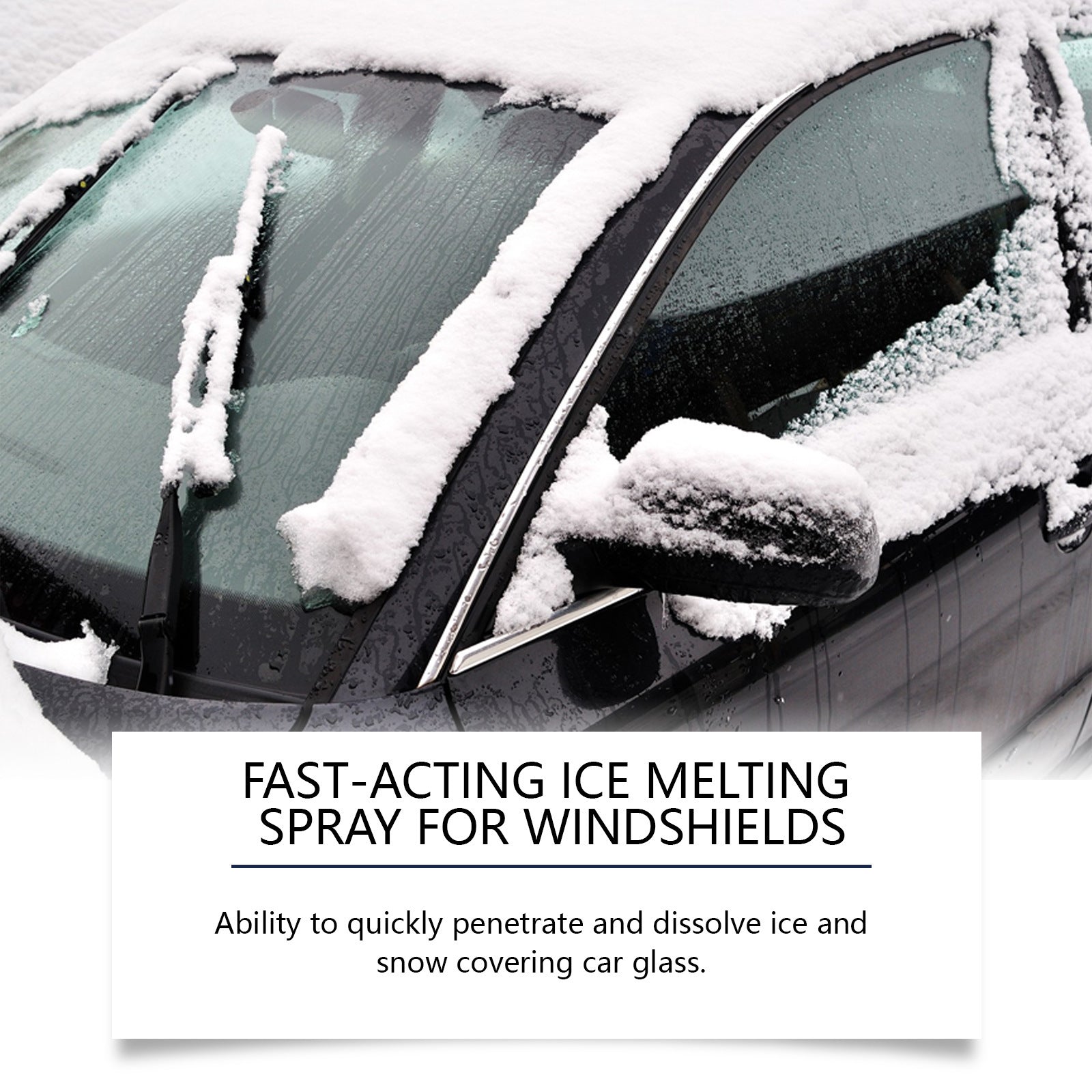 Rayhong Pare-brise De-Icing Spray pour pare-brise de voiture