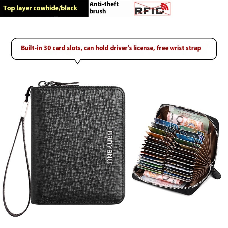 Porte-cartes Guangzhou Banyanu en cuir femme
