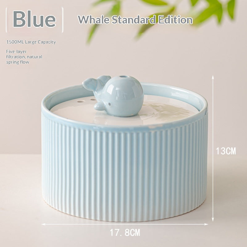 Fontaine d'eau pour animaux de compagnie entièrement automatique