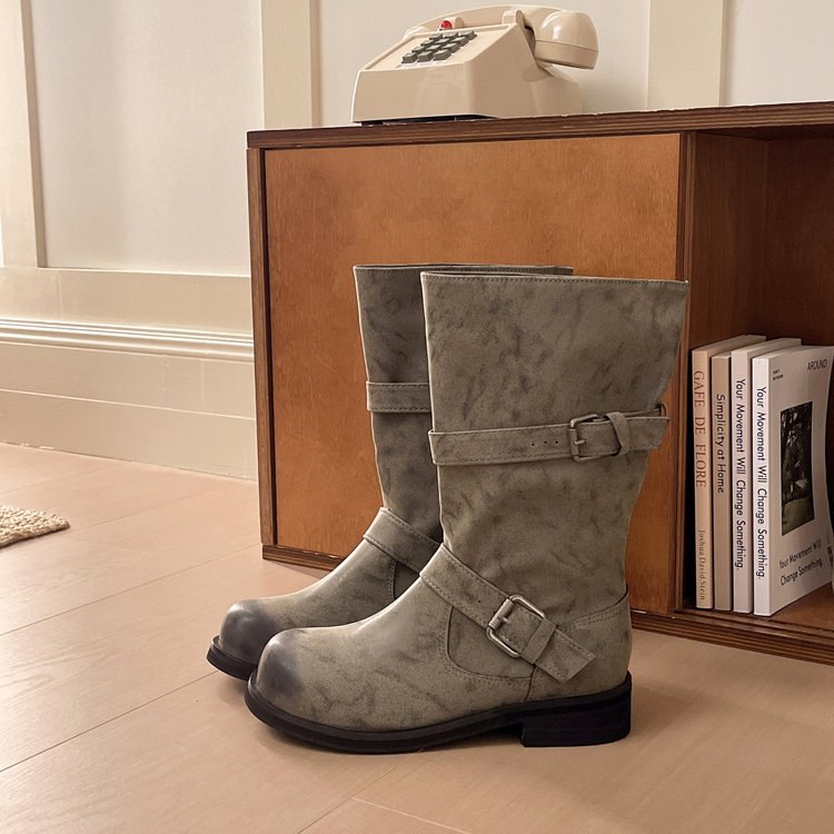 Bottes de chevalier de grande taille pour femmes
