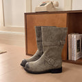 Bottes de chevalier de grande taille pour femmes