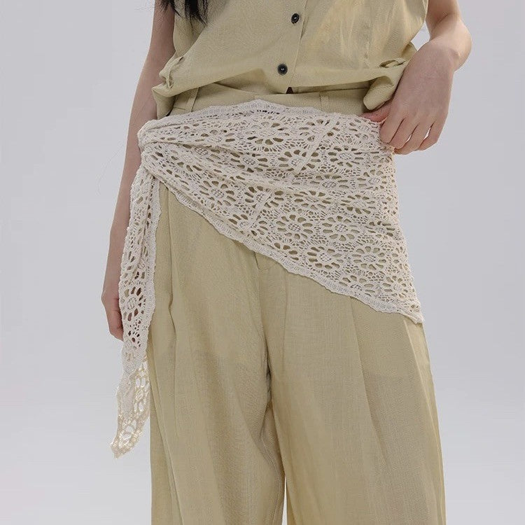 Crochet femmes Triangle écharpe Ethnic-Style printempsautomne écharpe