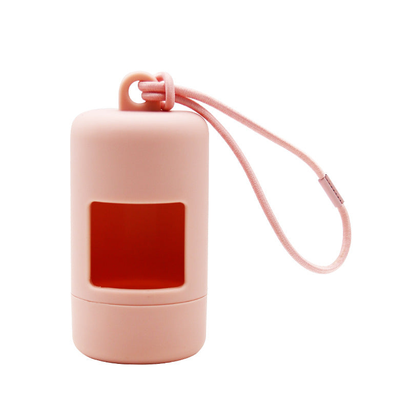 Porte-bags portable en PVC Poop