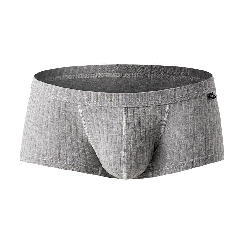 Homme faible taille Un seul calque U convex Boxer Short sport respirant