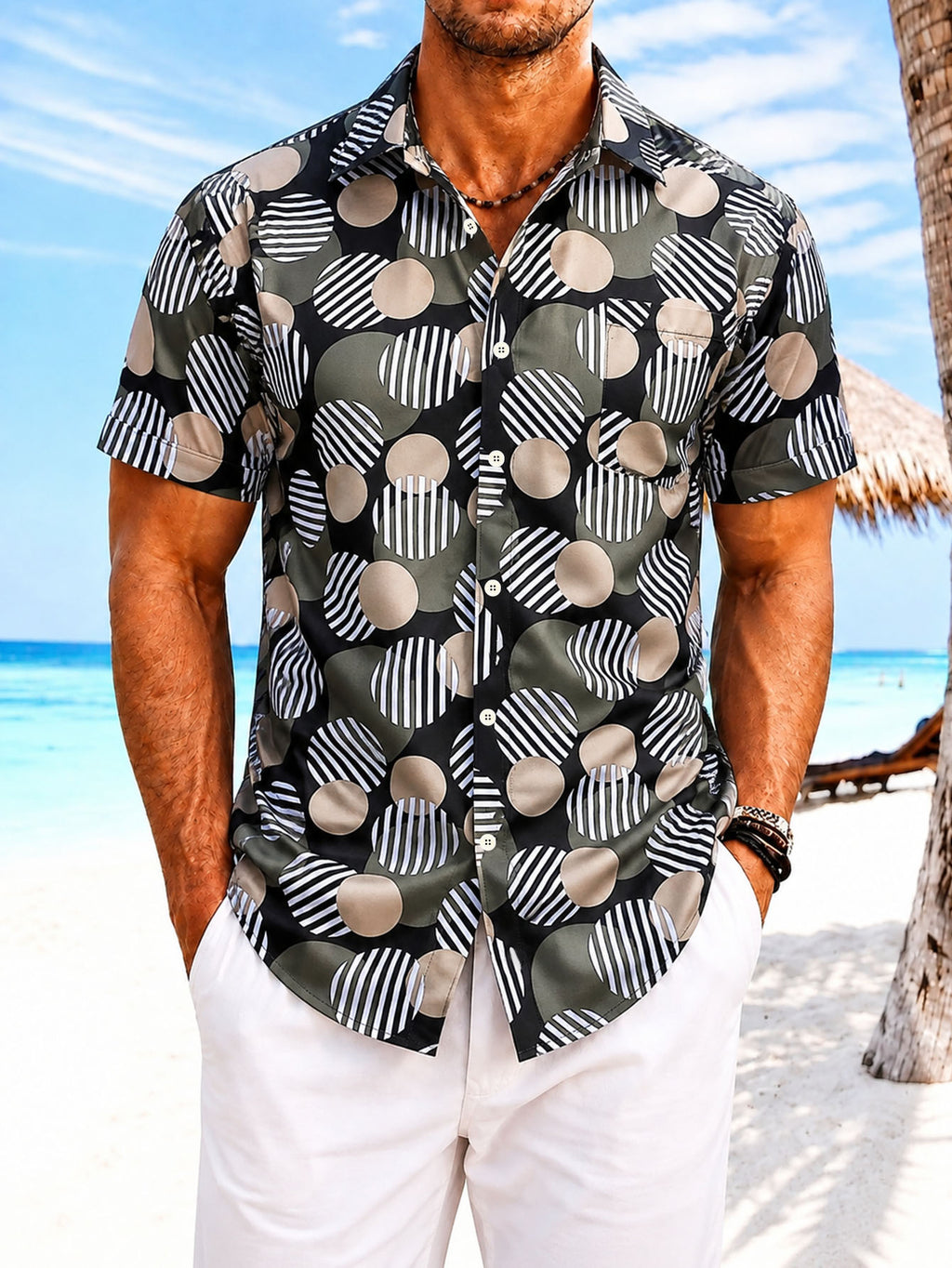 Port de Resort pour hommes tendance