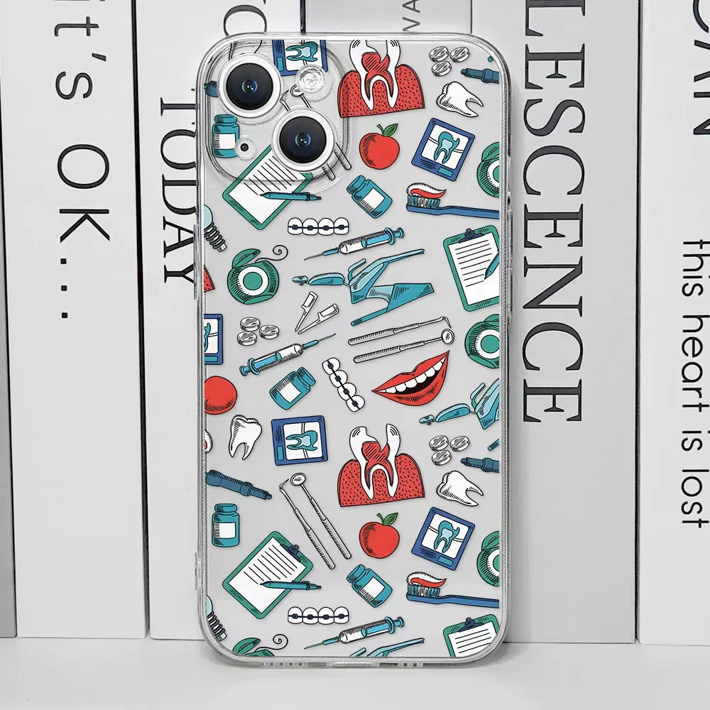 Fashion Personality Cute Cartoon Nurse Phone Case