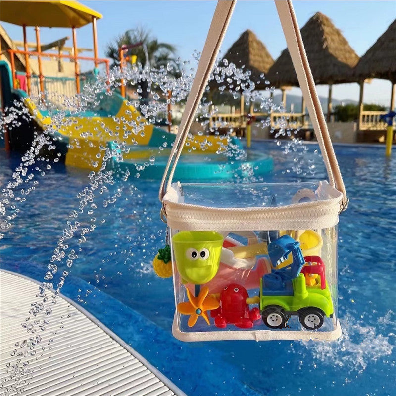 Enfants Street Shooting Outdoor Snack Toy Sac transparent