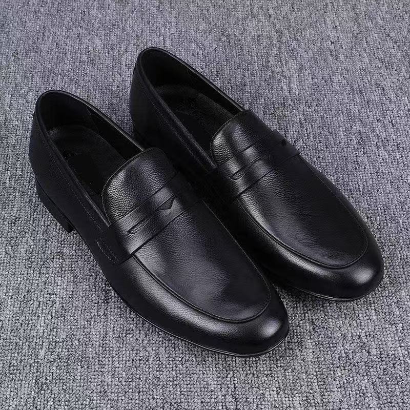 Hommes Casual Chaussures en cuir respirant avec des semelles douces