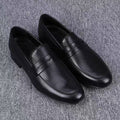 Hommes Casual Chaussures en cuir respirant avec des semelles douces