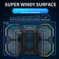Cadre de l'éventoir d'échappement Plaque de base Mat Cadre de refroidissement Mute RGB Lumière