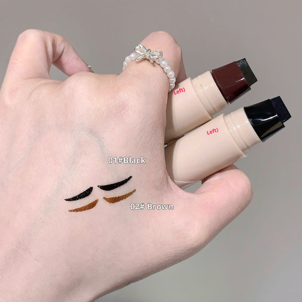 Eyeliner à double extrémité résistant aux boues et résistant à la sueur