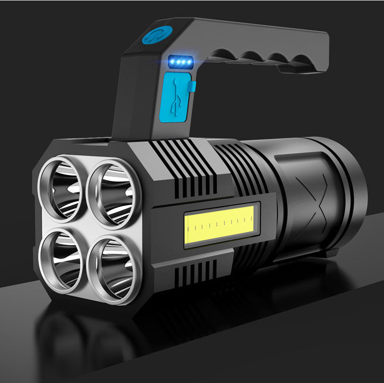 Super Bright 12000000LM LED Spotlight Handheld Camping Searchlight Torch