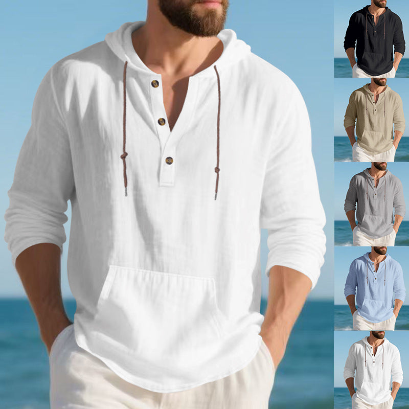 T-shirt à manches longues pour hommes