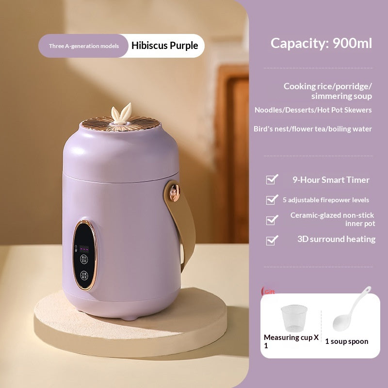 Portable Health Pot Petite tasse électrique multifonction pour usage domestique Porridge automatique