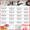 20X Ultra Slim encastré LED panneau plat Plafond lumières Spot Lumières en bas Spotlights