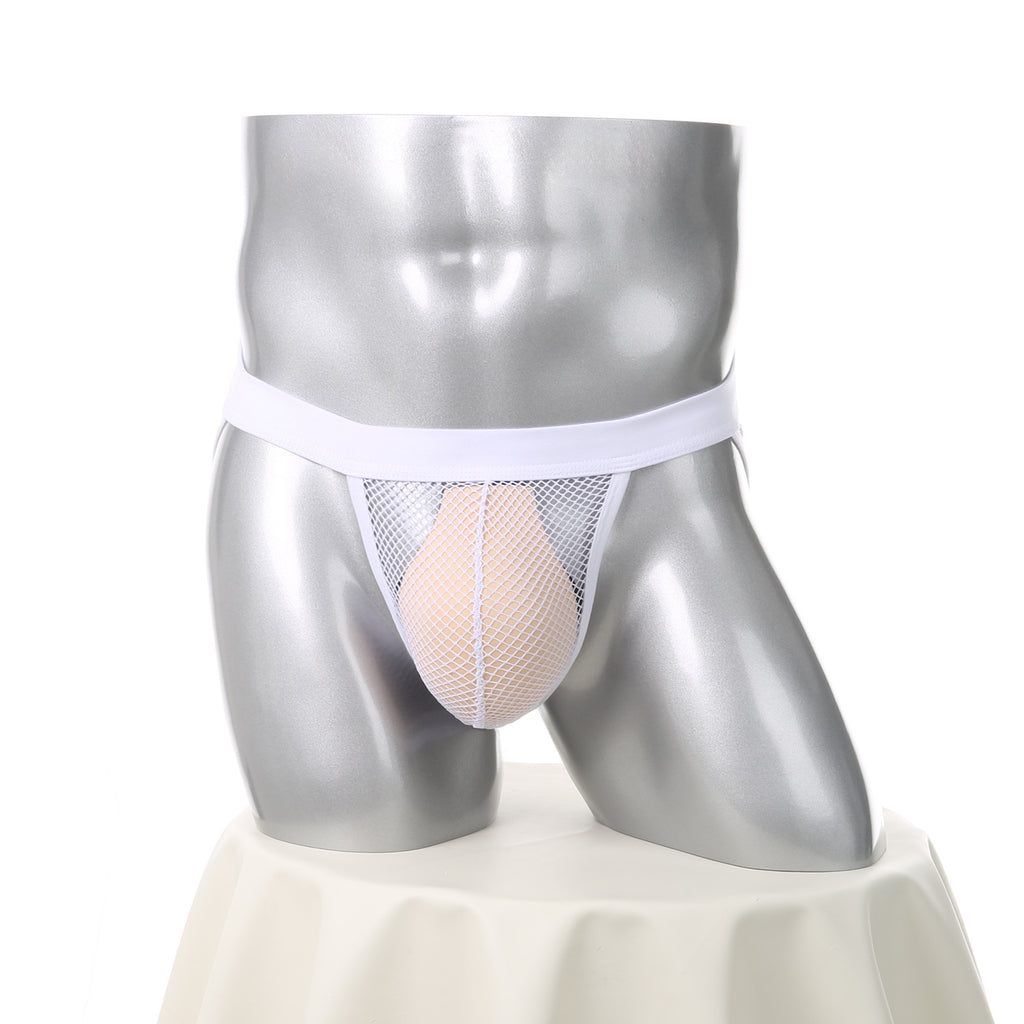Hommes Mesh Sous-vêtements Sheer Fishnet Respirant