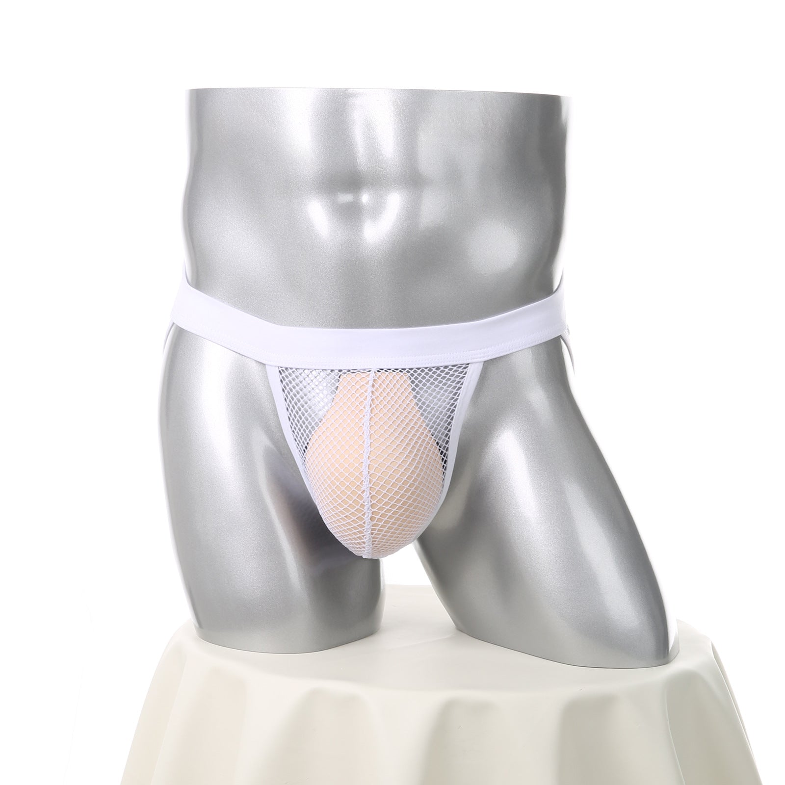 Hommes Mesh Sous-vêtements Sheer Fishnet Respirant